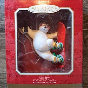 Hallmark Keepsake Vintage 2001 Cool Sport Coca-Cola Ornament